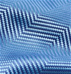 Charvet - 8.5cm Herringbone Silk-Jacquard Tie - Blue