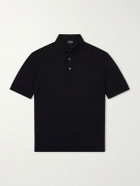 Zegna - Wool Polo Shirt - Black