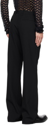 Dries Van Noten Black Four-Pocket Trousers