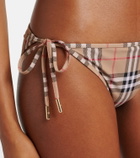 Burberry Burberry Check triangle bikini