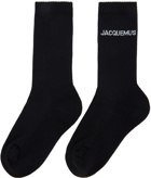 Jacquemus Black Le Papier 'Les Chaussettes Jacquemus' Socks