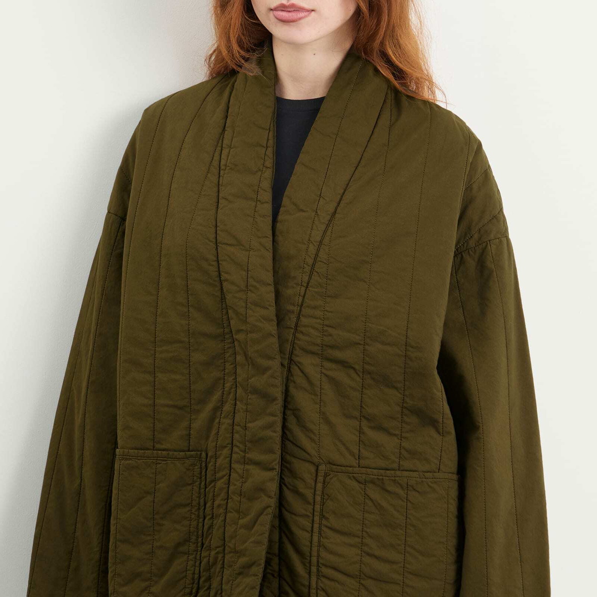 Girls of Dust Women's Edo Quilted Jacket in Java Brown