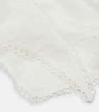 Poupette St Barth Aura embroidered cotton scarf