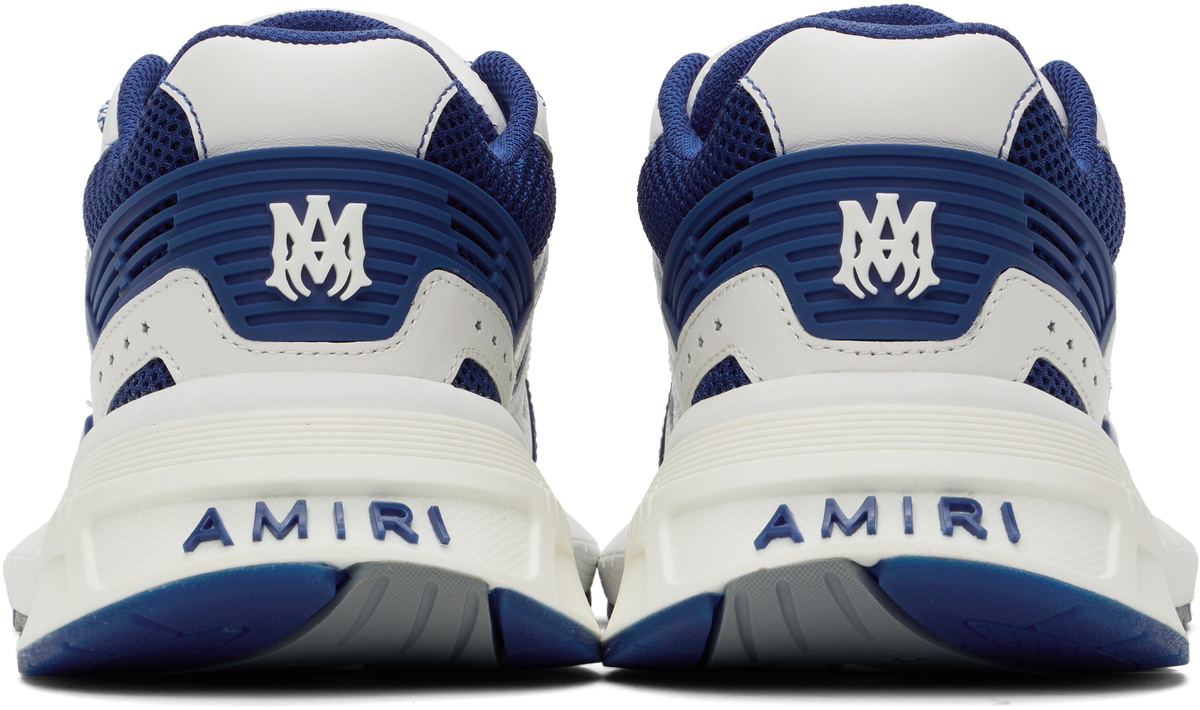 AMIRI White & Blue 'MA' Runner Sneakers Amiri