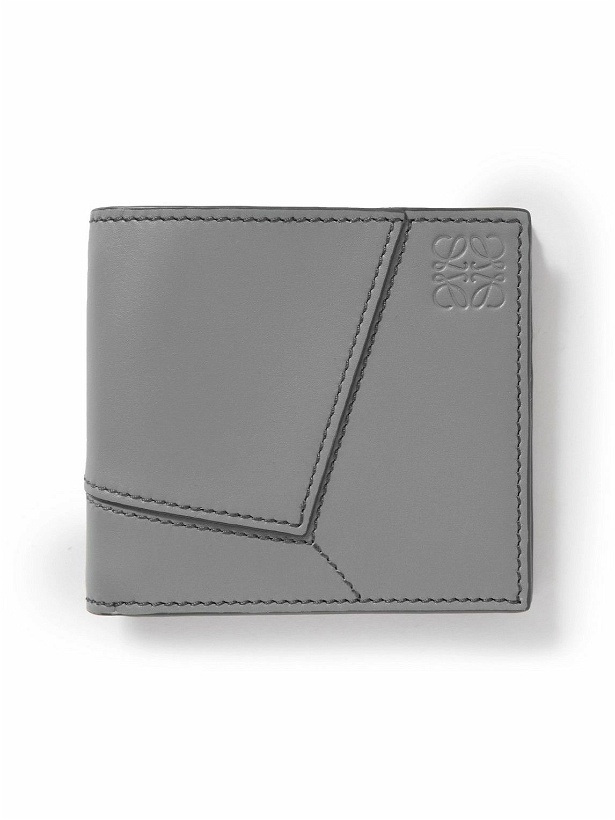 Photo: Loewe - Puzzle Logo-Debossed Leather Bifold Wallet