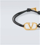 Valentino Garavani VLogo Signature leather bracelet