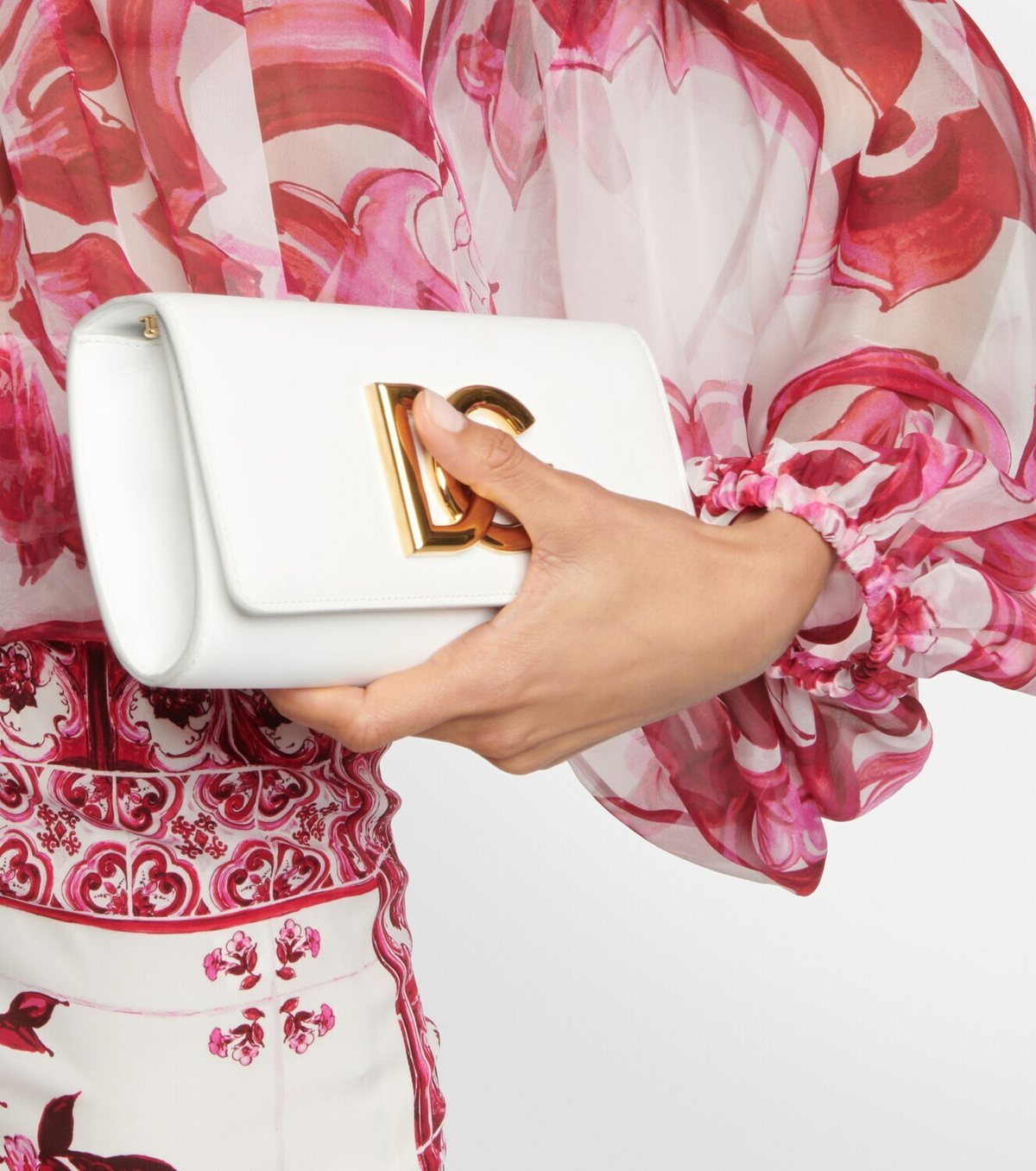 Dolce&Gabbana Printed silk chiffon blouse