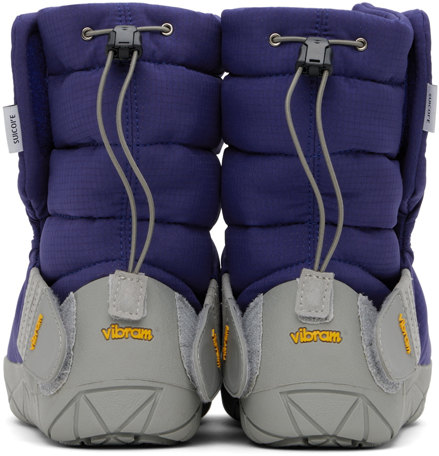SUICOKE Navy FUTON-HI Boots