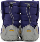 SUICOKE Navy FUTON-HI Boots