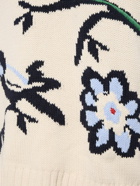 WEEKEND MAX MARA Dolmen Embroidered Cotton Blend Sweater