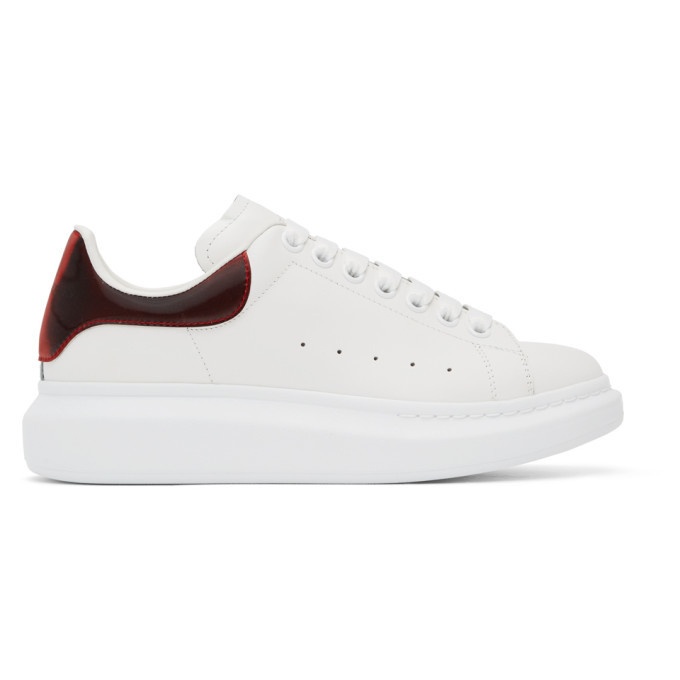 Photo: Alexander McQueen White and Red Oversized Sneakers
