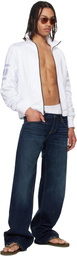 Raimundo Langlois White Satin Track Jacket
