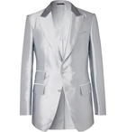 TOM FORD - Silver Atticus Slim-Fit Satin-Twill Tuxedo Jacket - Silver