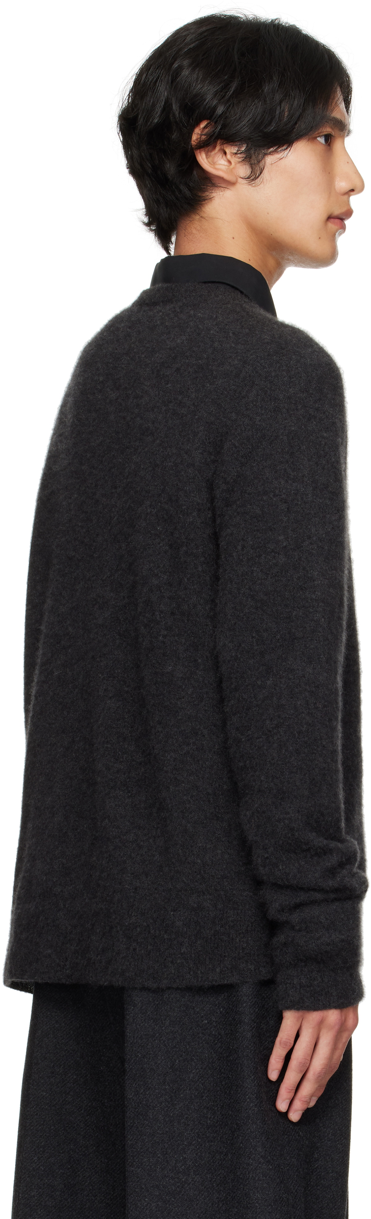The Row Gray Danube Cardigan