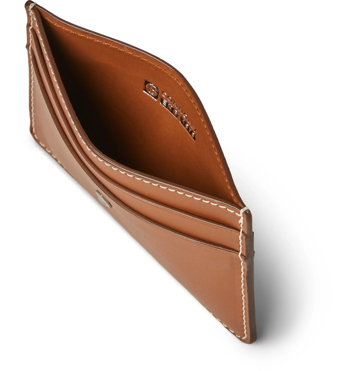 Connolly - Hex 1904 Leather Cardholder - Brown
