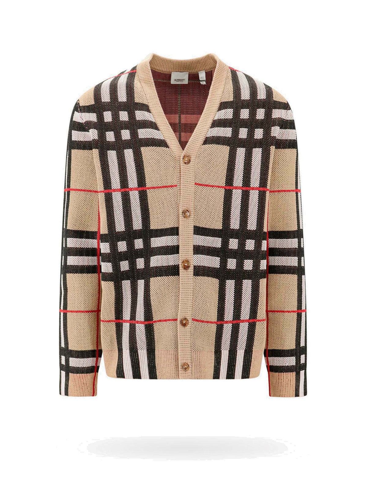 Burberry Cardigan Beige Mens Burberry