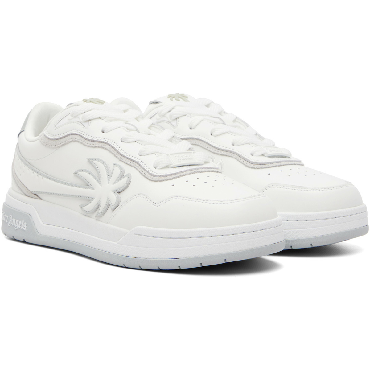 Palm Angels White Palm Tennis Sneakers