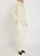 Joseph Fortin Cable-knit Brushed Mohair-blend Jumper Cream
