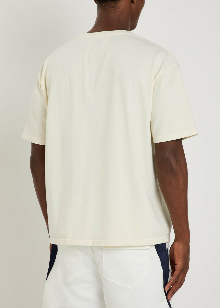 Rhude Rossa Printed Cotton T-shirt White