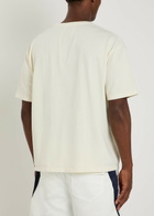 Rhude Rossa Printed Cotton T-shirt White