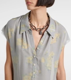 Acne Studios Layered distressed polo dress