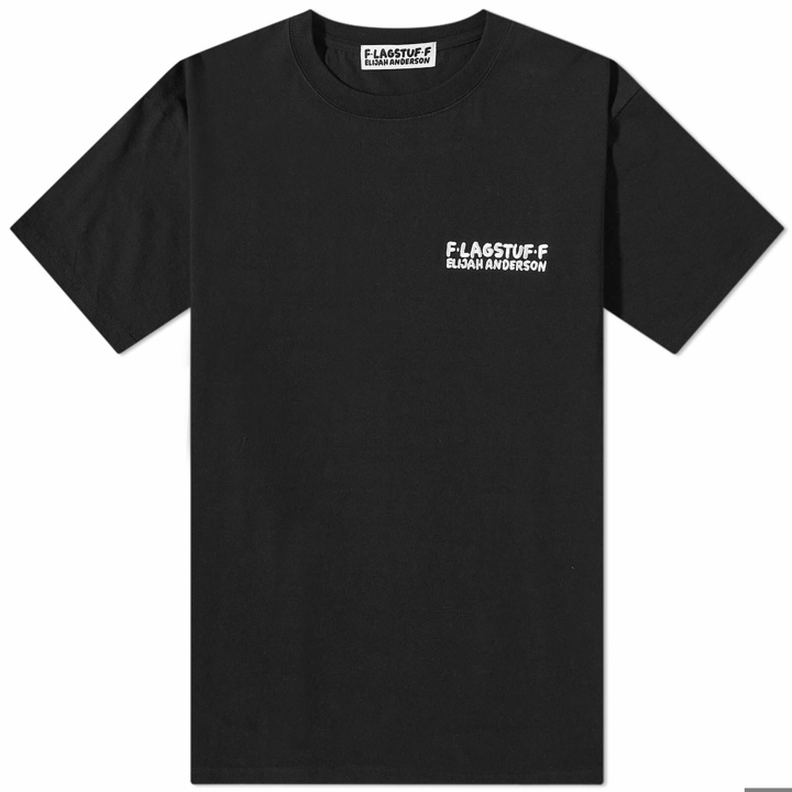 Photo: Flagstuff x Elijah Anderson T-Shirt in Black