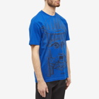Versace Men's Greek Mask T-Shirt in Blue