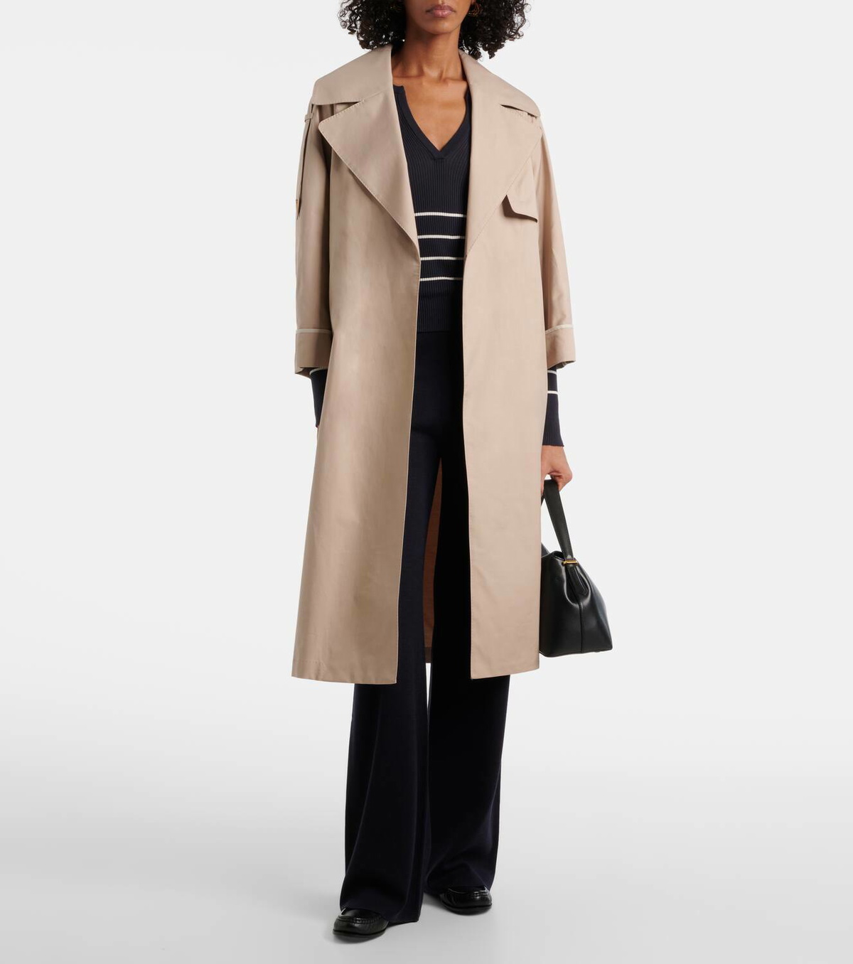 Max Mara Oversized twill trench coat Max Mara