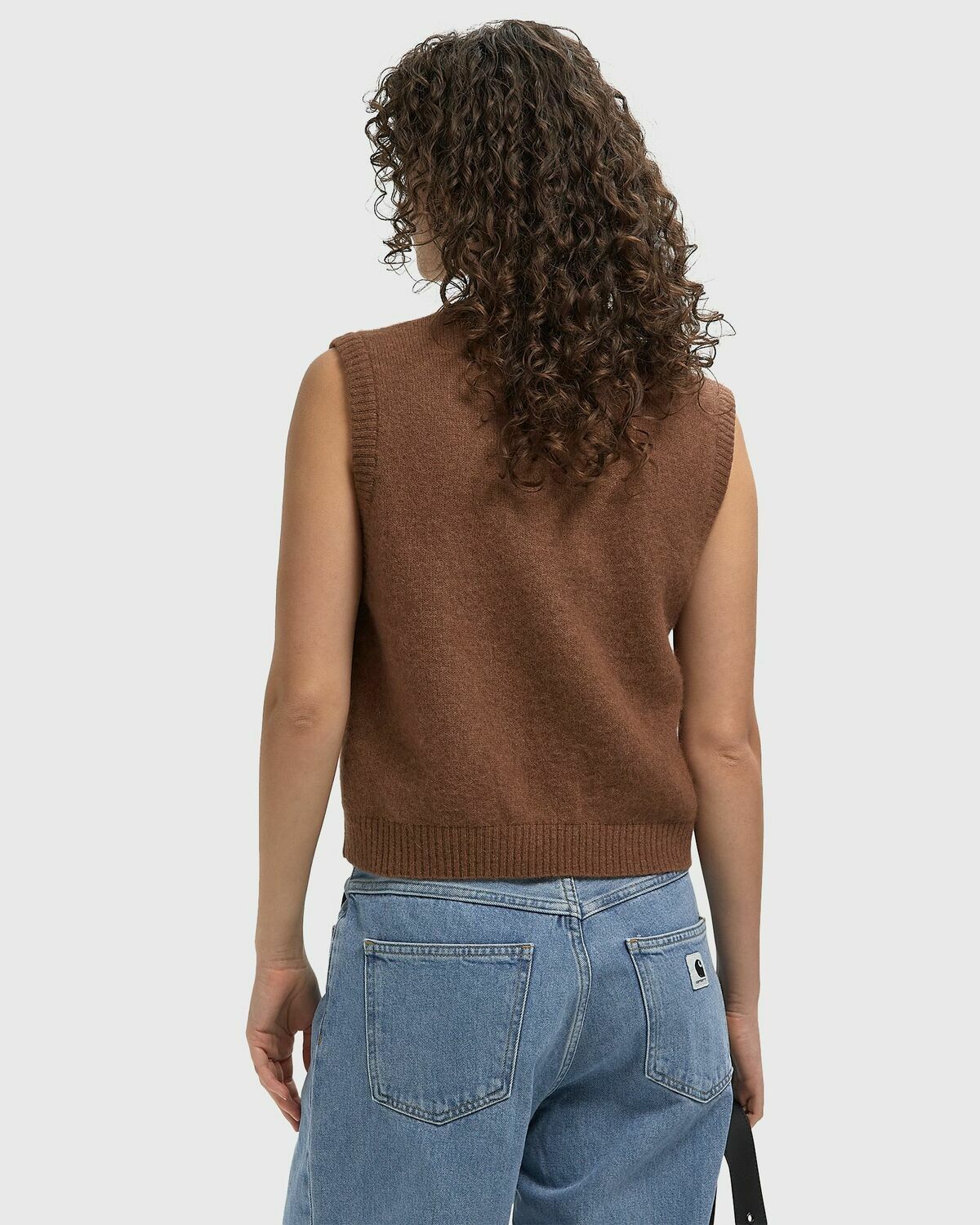 American Vintage VITOW Brown Womens Vest