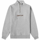 Quiet Golf Men's Half Zip Sweat in Heather