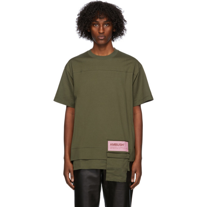 Ambush Khaki New Waist Pocket T-Shirt Ambush