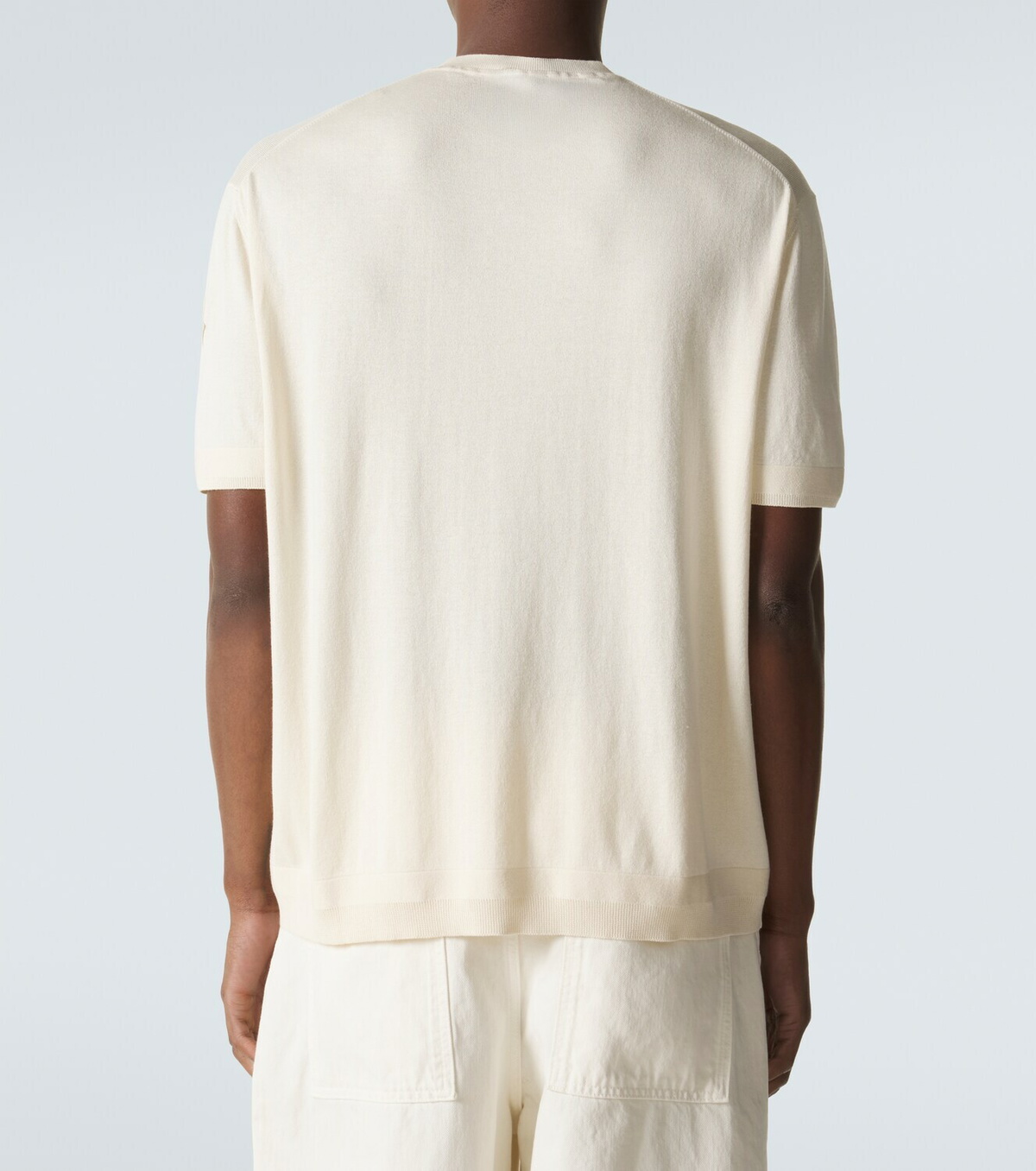 Moncler Silk and cotton T-shirt