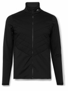 Kjus Golf - Release Quilted Shell and Stretch-Jersey Golf Jacket - Black