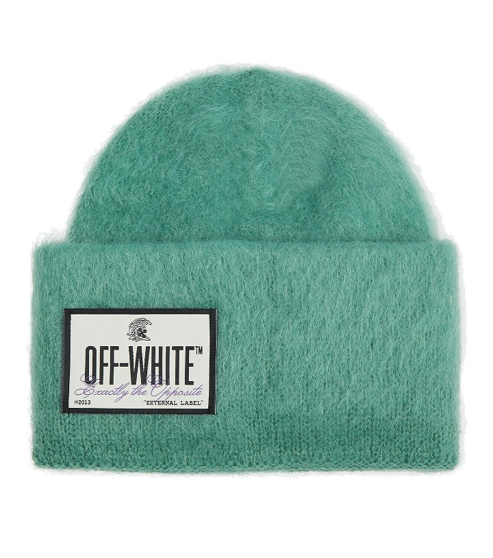 Photo: Off-White - Embroidered mohair wool-blend beanie