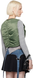 Andersson Bell Khaki Lili Butterfly Vest