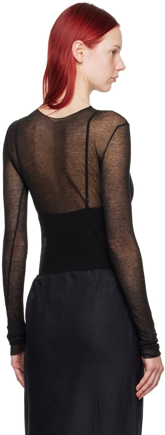 Gabriela Coll Garments SSENSE Exclusive Black No.211 Long Sleeve T-Shirt