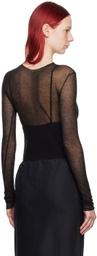 Gabriela Coll Garments SSENSE Exclusive Black No.211 Long Sleeve T-Shirt