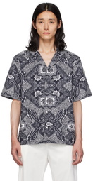 Moncler Black & White Printed Shirt