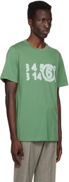 MM6 Maison Margiela Green Printed T-Shirt