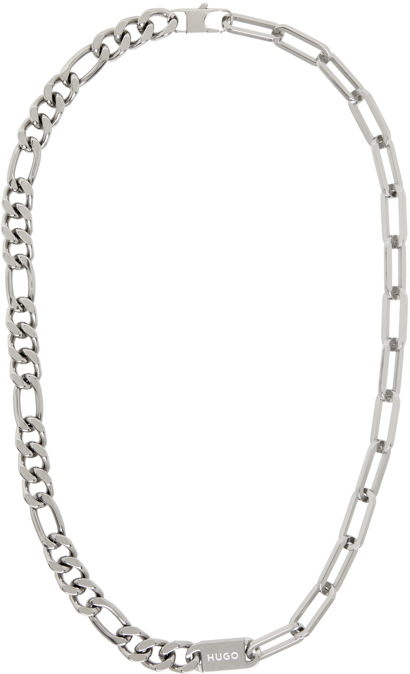 Long necklace Hugo Boss Silver in Metal - 37575713