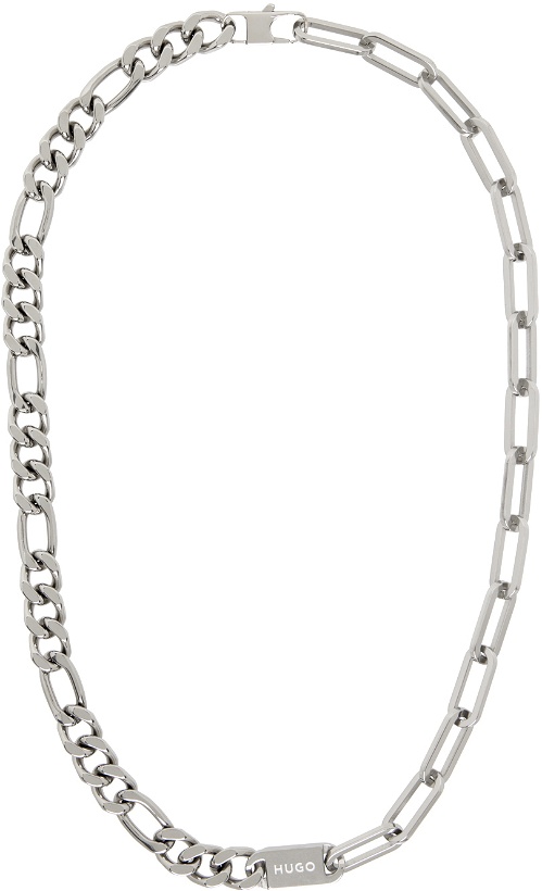 Photo: Hugo Silver Mixed Chain Necklace