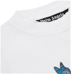 Palm Angels - Printed Cotton-Jersey T-Shirt - White