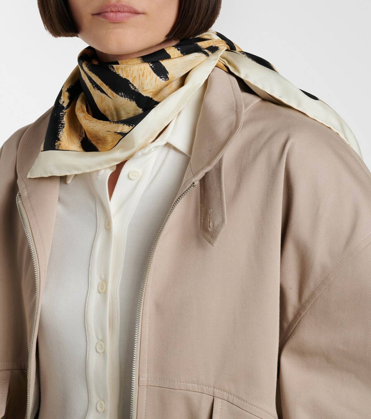 Magda Butrym Printed silk scarf