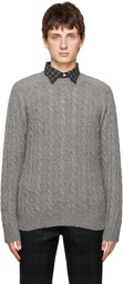 BEAMS PLUS Gray 5G Sweater