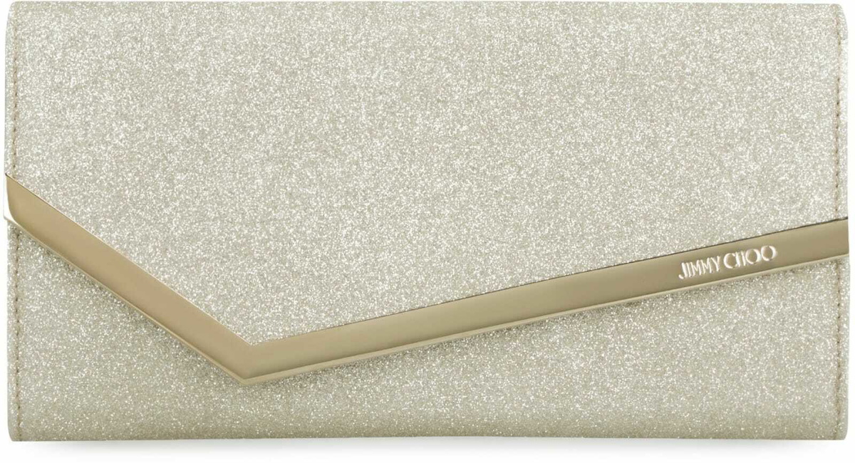 Jimmy Choo Emmie Glitter Clutch Jimmy Choo