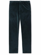 NN07 - Karl Tapered Cotton-Blend Corduroy Trousers - Blue