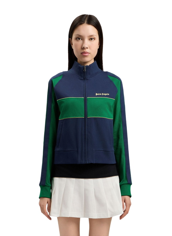 Photo: Palm Angels Classic Logo Zipped Crew Jacket