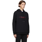 Opening Ceremony Black Embroidered Logo Hoodie