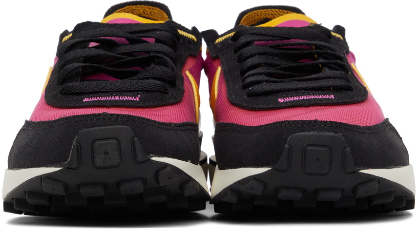 Nike Air Max 90 Purple and Orange Sneakers Shoes Size: 5.5Y  Nike Purple and Black Sneakers with Orange Details display picture 1