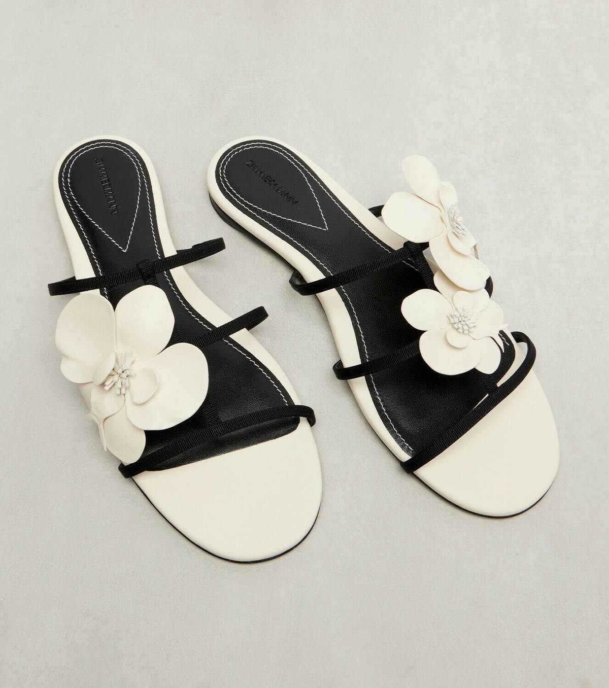 Zimmermann Orchid leather sandals